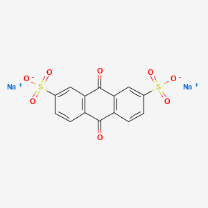 Chemical structure of Disodium anthraquinone-2,7-disulfonate