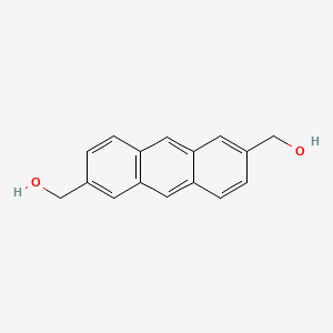 Chemical structure of 2,6-Anthracenedimethanol