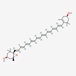 Chemical structure of Antheraxanthin
