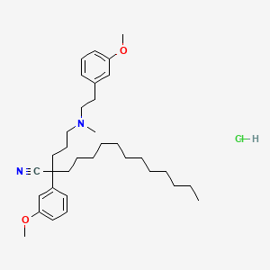 Chemical structure of Anipamil-d25 Hydrochloride