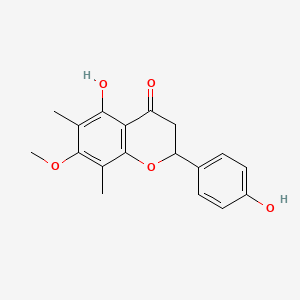 Chemical structure of Angophorol