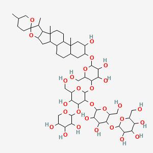 Chemical structure of Anemarsaponin H1