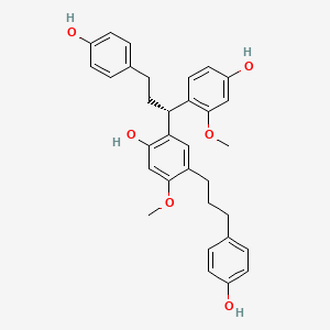 Chemical structure of Anemarrhena B