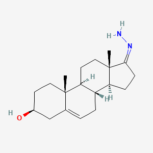 Chemical structure of Androstenone hydrazone