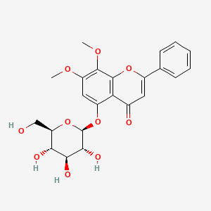 Chemical structure of Andrographidine C
