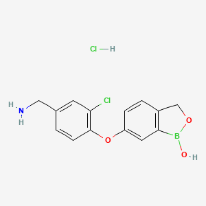 Chemical structure of AN3485 Hydrochloride