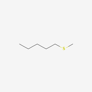 Chemical structure of Amyl Methyl Sulfide