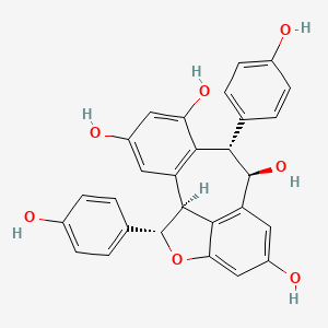 Chemical structure of Ampelopsin A