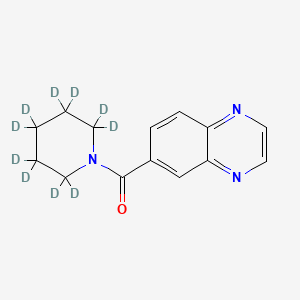 Chemical structure of Ampalex-d10
