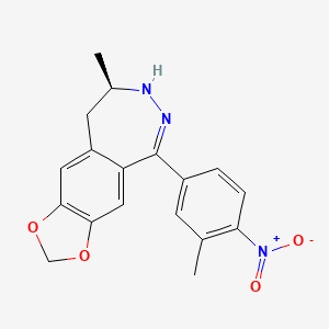 Chemical structure of AMPA/kainate antagonist-1