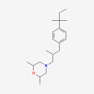 Chemical structure of Amorolfine