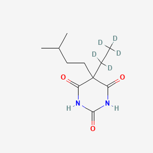 Chemical structure of Amobarbital-d5