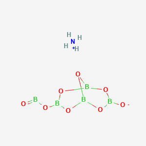 Chemical structure of Ammonium Pentaborate