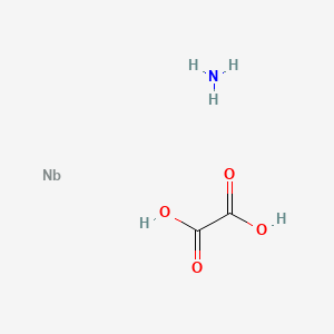 Chemical structure of Ammonium niobate(V) oxalate hydrate