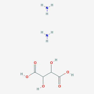 Chemical structure of L-Tartaric acid (diammonium)