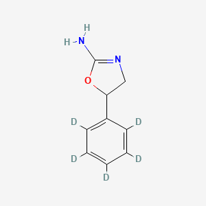 Chemical structure of Aminorex-d5