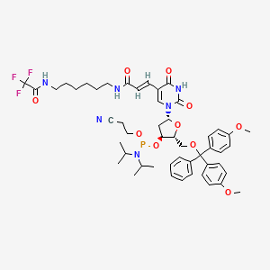 Chemical structure of Amino-modifier-C6-dT CEP