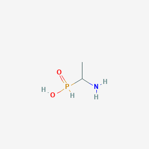 Chemical structure of Aminoethylphosphinic acid