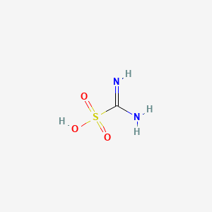 Chemical structure of Amino(imino)methanesulfonic acid