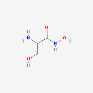 Chemical structure of Serine hydroxamate