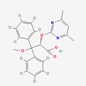 Chemical structure of Ambrisentan-d10