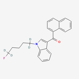 Chemical structure of AM-2201-d4