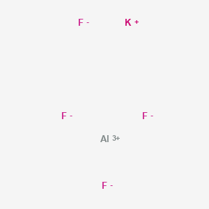 Chemical structure of Aluminum potassium fluoride