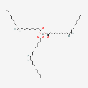 Chemical structure of Aluminum oleate