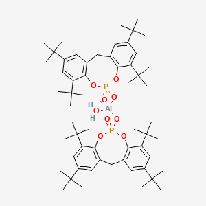 Chemical structure of Aluminium hydroxybis[2,2'-methylen-bis(4,6-di-tert-butylphenyl)phosphate]
