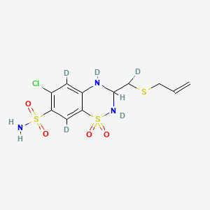 Chemical structure of Althiazide-d5