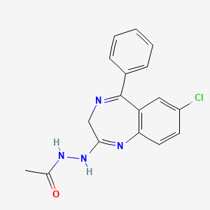 Chemical structure of Alprazolam Related Compound A