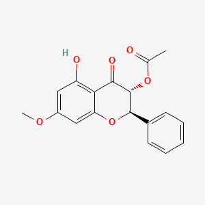 Chemical structure of Alpinone 3-acetate