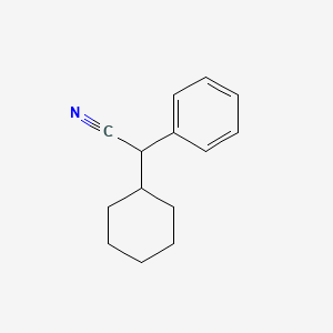 Chemical structure of Cyclohexylphenylacetonitrile