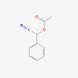Chemical structure of Cyano(phenyl)methyl acetate