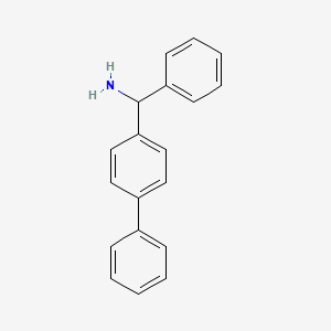 Chemical structure of alpha-(4-Biphenylyl)benzylamine