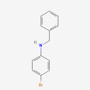 Chemical structure of alpha-(3-Bromophenyl)benzylamine