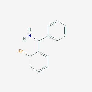Chemical structure of alpha-(2-Bromophenyl)benzylamine