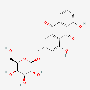 Chemical structure of Aloe-emodin-glucoside
