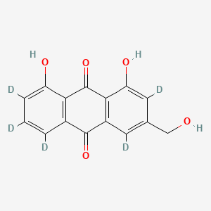 Chemical structure of Aloe-emodin-d5