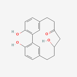 Chemical structure of Alnusonol