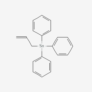 Chemical structure of Allyltriphenyltin