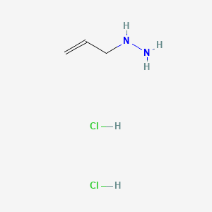 Chemical structure of Allylhydrazine dihydrochloride