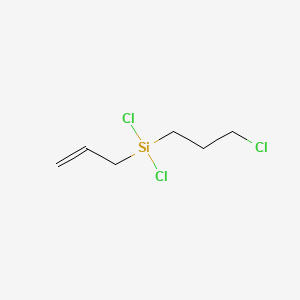 Chemical structure of ALLYL(CHLOROPROPYL)DICHLOROSILANE