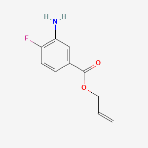 Chemical structure of Allyl 3-amino-4-fluorobenzoate