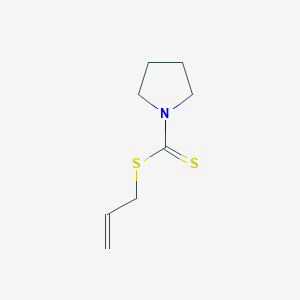 Chemical structure of Allyl 1-Pyrrolidinecarbodithioate