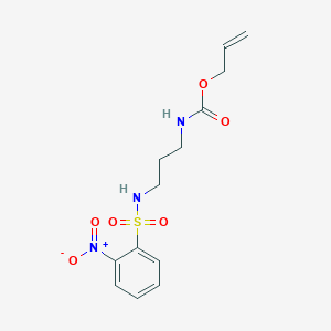 Chemical structure of Allyl [3-(2-Nitrobenzenesulfonamido)propyl]carbamate