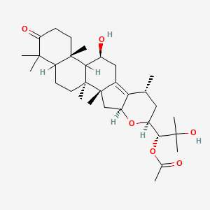 Chemical structure of Alisol F 24-acetate