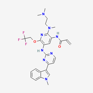 Chemical structure of Alflutinib