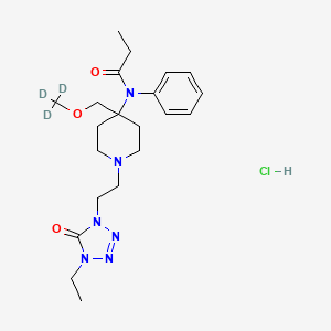 Chemical structure of Alfentanil-d3 Hydrochloride