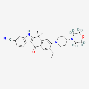 Chemical structure of Alectinib-d8
